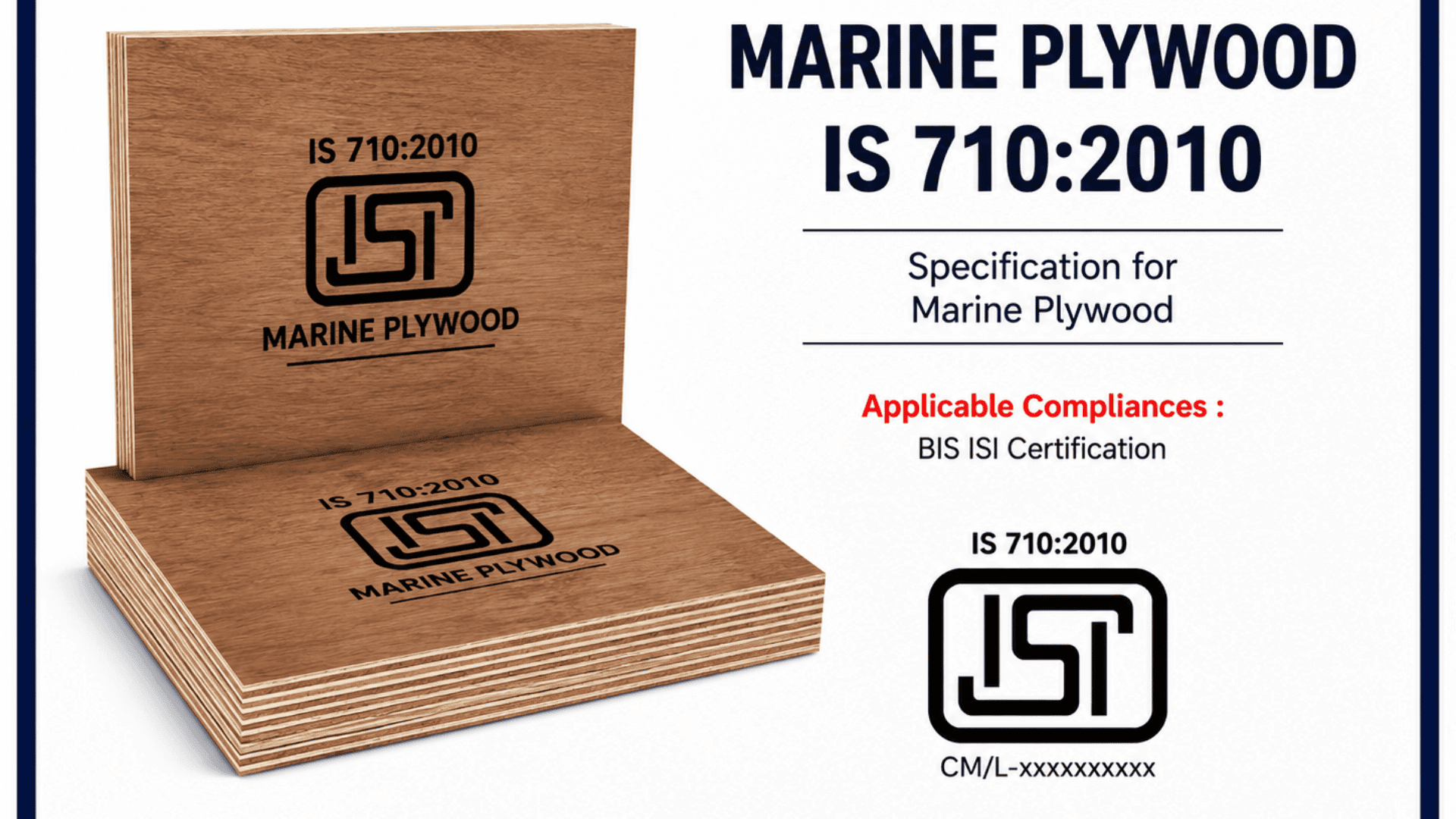 IS 710 : BIS Certification for Marine Plywood