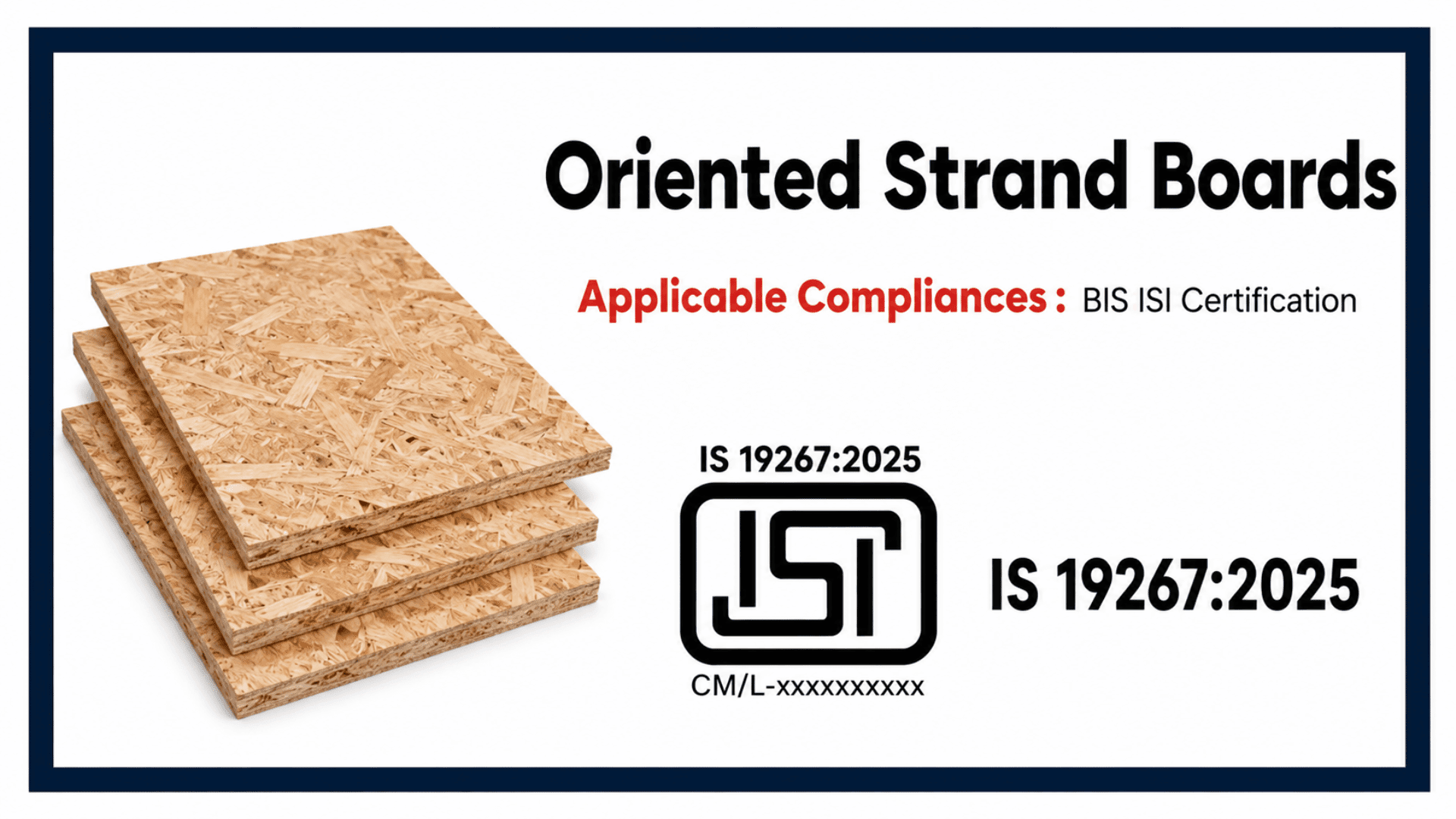 IS 19267 : BIS Certification for Oriented Strand Boards