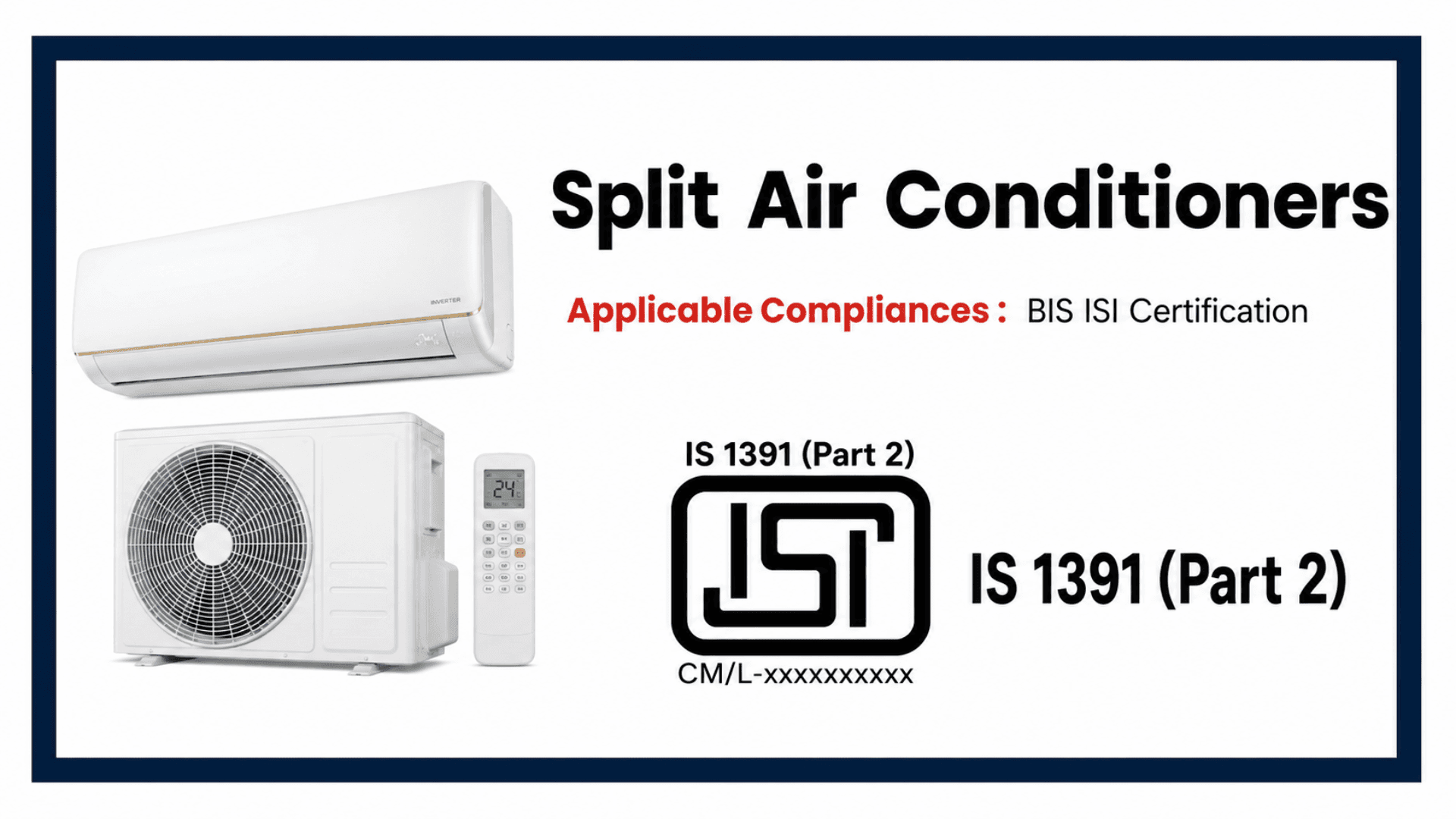 IS 1391 (Part 2): BIS Certification for Room Air Conditioners