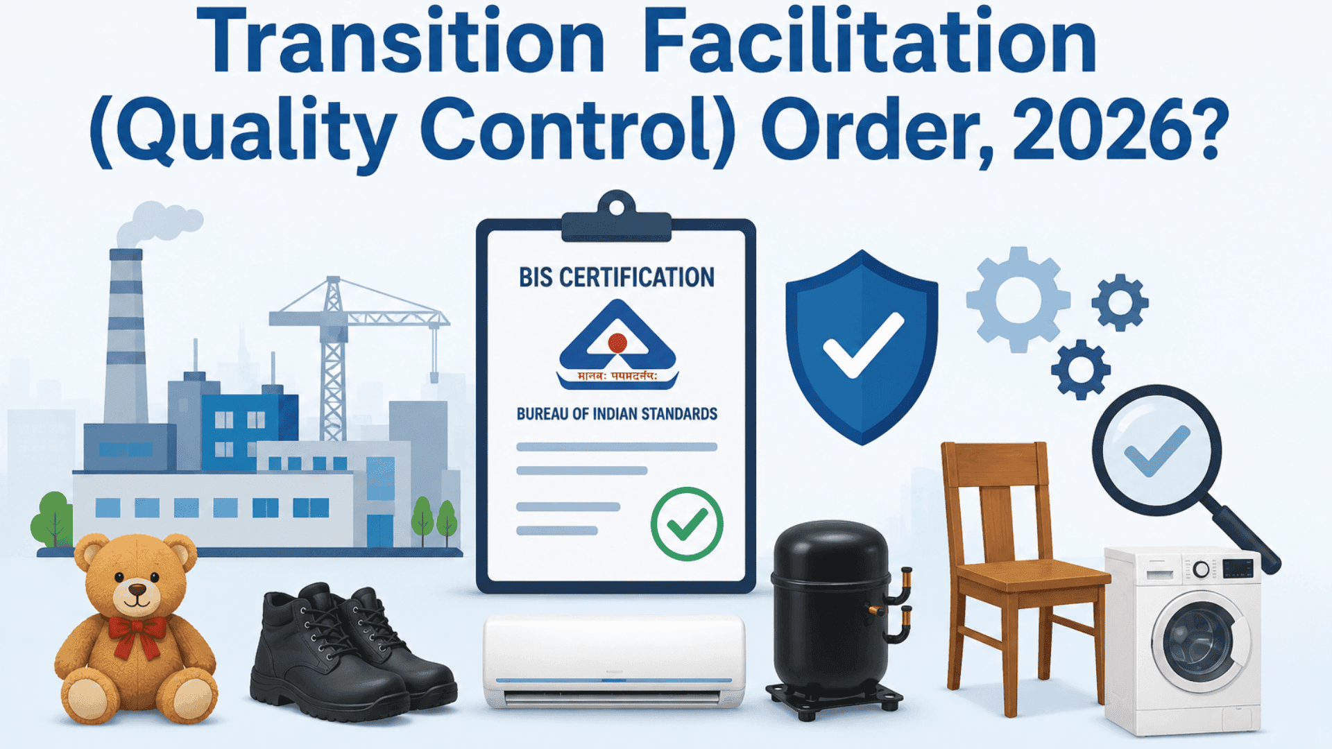 DPIIT Transition Facilitation (Quality Control) Order, 2026